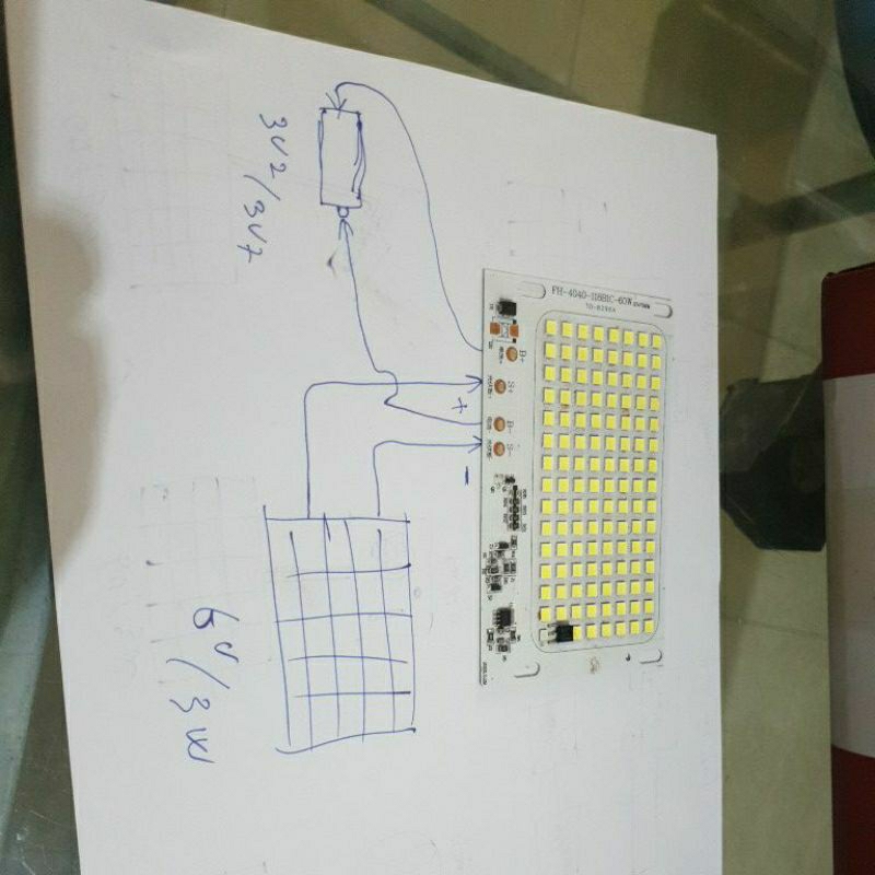 Tấm pin mặt trời mini 5v/3w mua 5 tặng 1