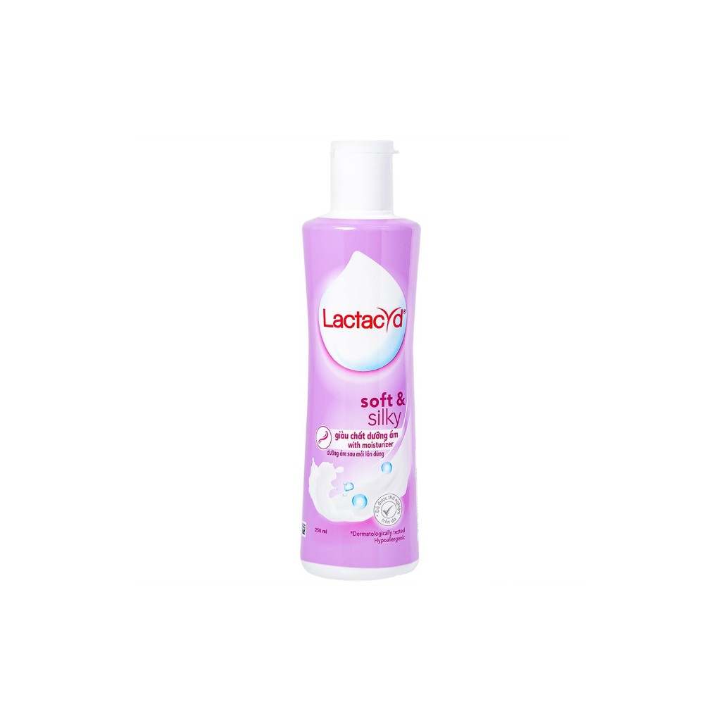 Dung dịch vệ sinh phụ nữ LACTACYD SOFT&SILKY 250ml