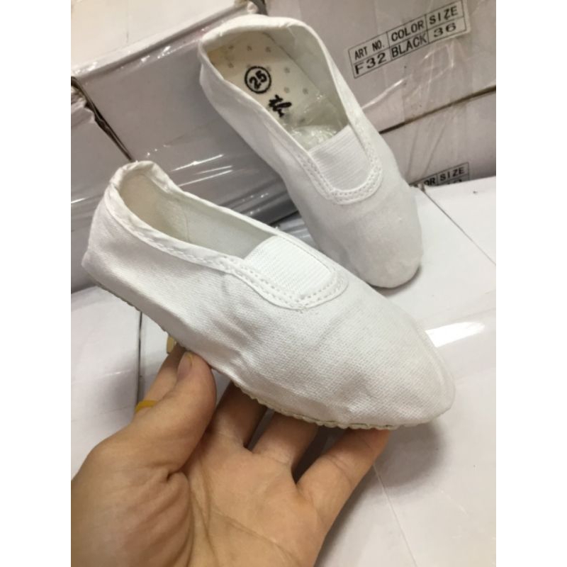 Giày ba ta đế trắng mỏng