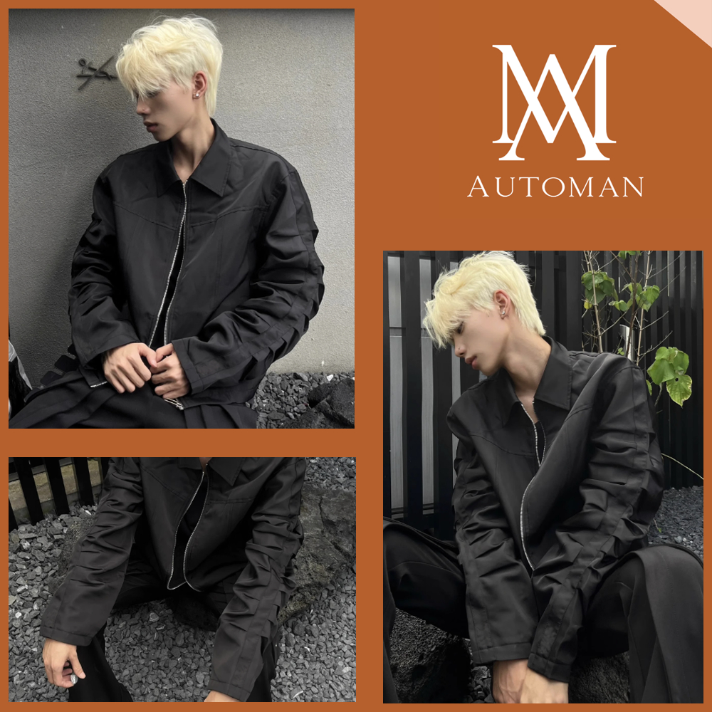 Áo khoác nam tay chun xếp chất vải dù chống nước cao cấp SHOPDONAM A137