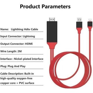 Cáp Lightning - HDMI kết nối iphone với tivi hoặc máy chiếu