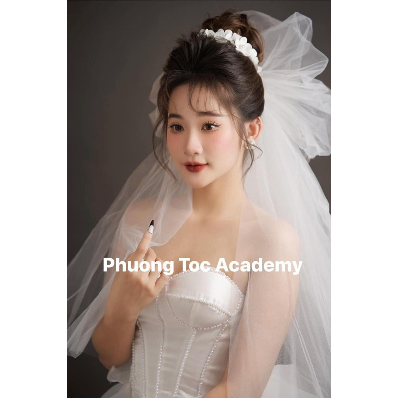 Bờm hoa đất nhật bản dành cho cô dâu