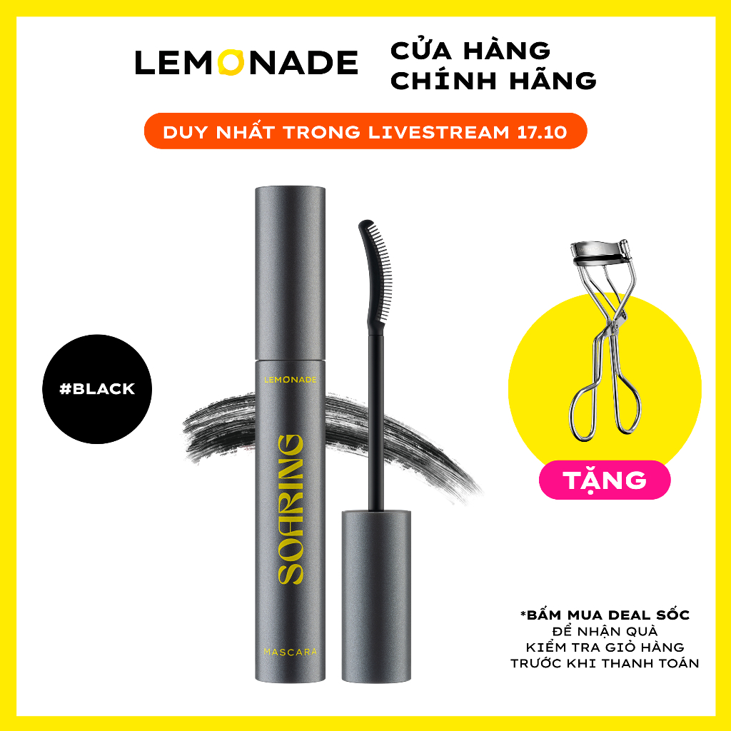 Chuốt mi tơi dài lâu trôi Lemonade Soaring Mascara 6ml