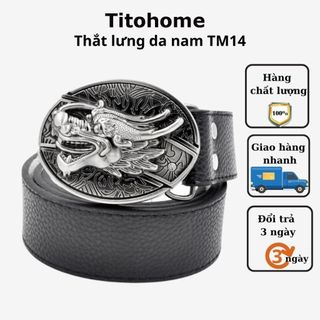 Thắt Lưng Da Nam TL14 Lính Thủy Đánh Bộ Thép Không Gỉ Ấn Tượng Cực Kỳ Mạnh Mẽ Có Ảnh Thật