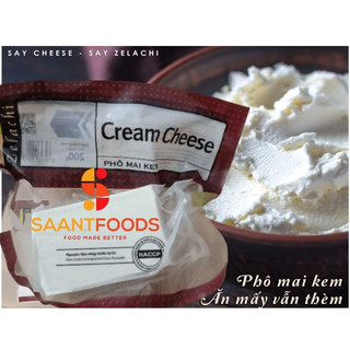 Phô Mai Kem Cream Cheese Zelachi 200 gram (Giao Hỏa Tốc trong TPHCM bằng Grab hay Nowship)