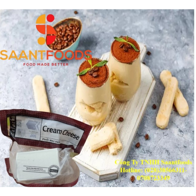 Phô Mai Kem Cream Cheese Zelachi 200 gram