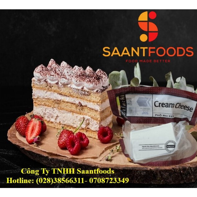 Phô Mai Kem Cream Cheese Zelachi 200 gram
