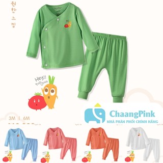 Bộ dài cúc chéo Punchun Buddies AW2023D07