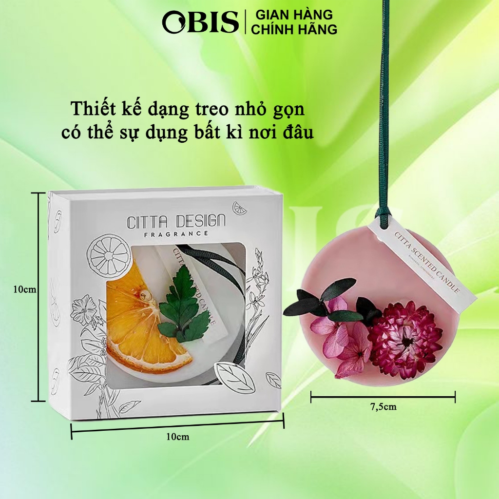 Sáp Treo Thơm Phòng OBIS Khử Mùi Xe Hơi ô tô,Phòng Khách,Nhà Vệ Sinh-Sáp Thơm Tủ Quần Áo,Phòng Ngủ,Phòng Tắm Cao Cấp ST1