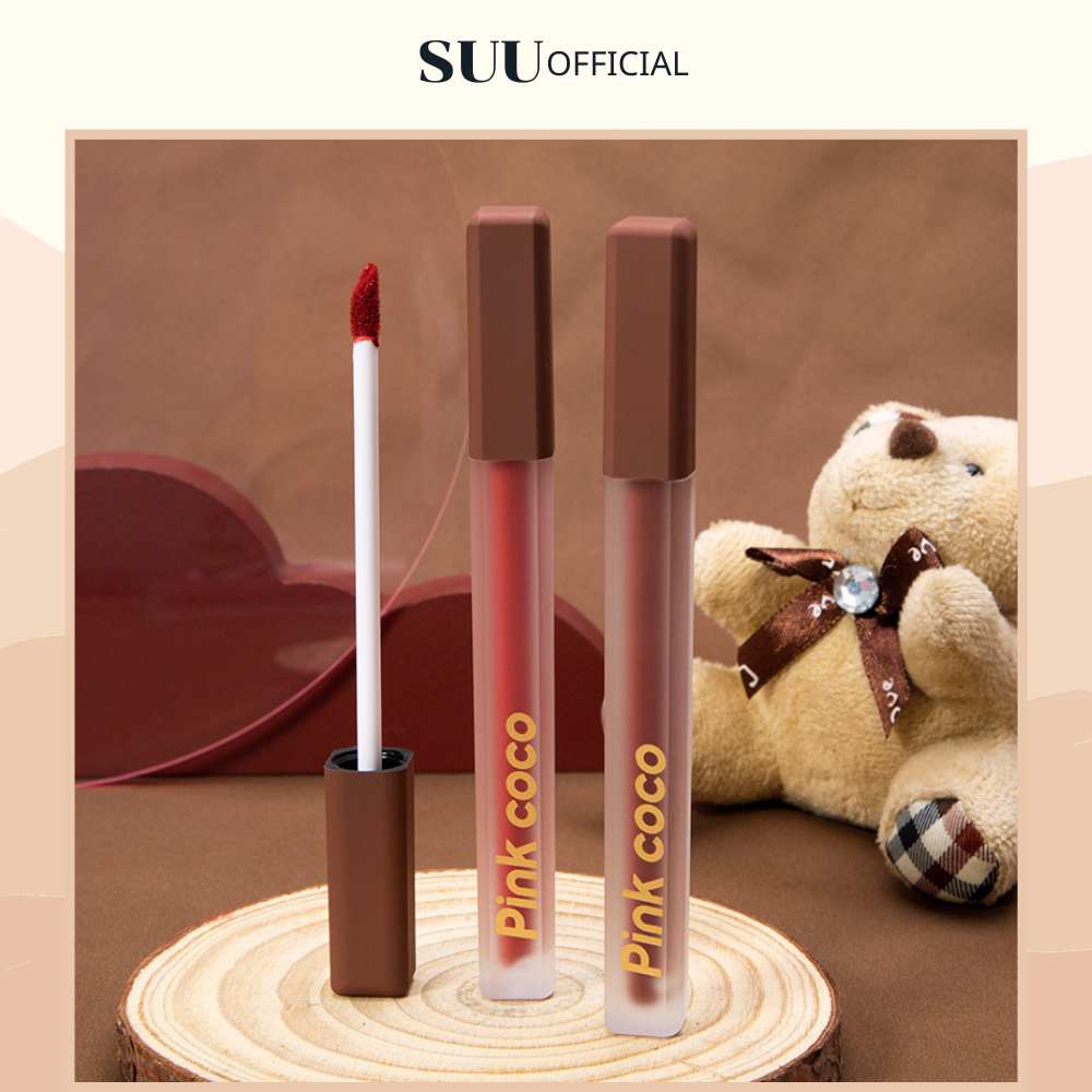 Son Kem Lỳ PINK COCO, Dưỡng Ẩm Mềm Môi, Che Phủ Vân Môi Cho Làn Môi Mướt Mịn Như Nhung