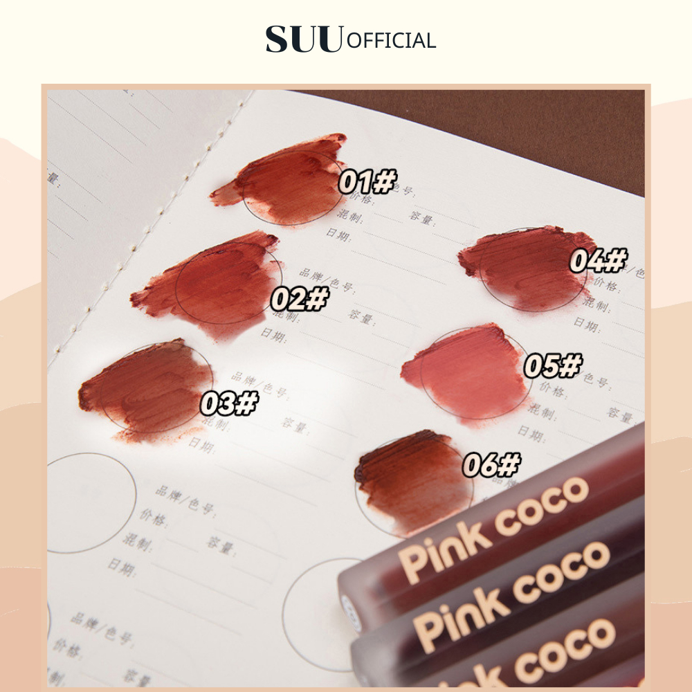 Son Kem Lỳ PINK COCO, Dưỡng Ẩm Mềm Môi, Che Phủ Vân Môi Cho Làn Môi Mướt Mịn Như Nhung