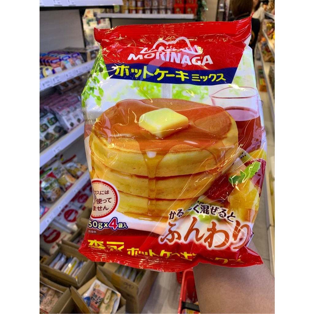 Bột làm bánh Pancake, bột Morinaga 600G Nhật Bản cho bé ăn dặm