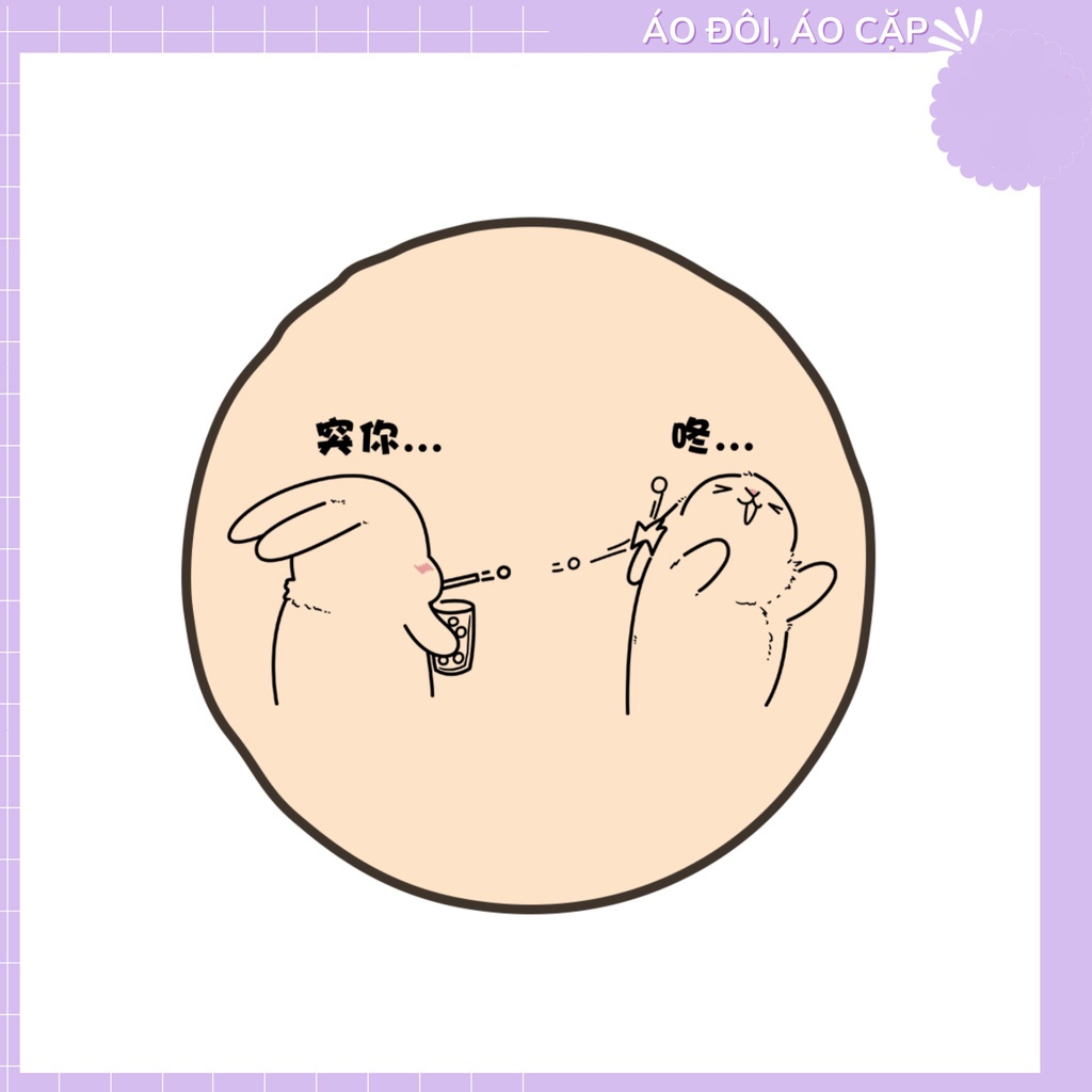 Áo Hoodie Đôi Nam Nữ Tình Yêu, Bạn Thân Hoạt Hình Dễ Thương Chất Nỉ Bông Cao Cấp Form Rộng