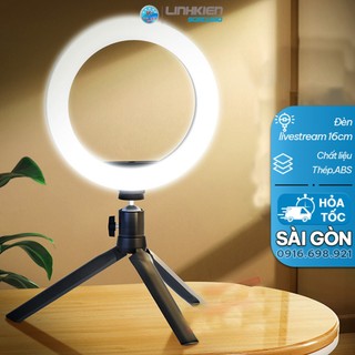 🔥 GIÁ SỈ 🔥 ĐÈN LED RING LIVE LIVESTREAMGAME 16 CM CHÂN ĐỂ BÀN GIÁ SỈ