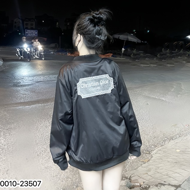 Áo Khoác , Áo Khoác Bomber Christann Di.or Logo Thêu Lưng Cực Nét 2023