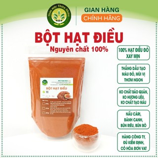 Bột Hạt Điều Đỏ nguyên chất 100% không phẩm màu, dùng nấu cà ri, bò kho, bún bò l Kho thảo mộc thiên nhiên