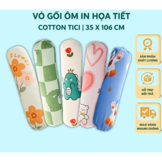 Vỏ Gối Nằm - Vỏ Gối Ôm Cotton poly siêu đẹp Mềm mịn, không phai màu, không xù lông.