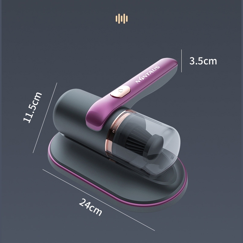 Máy hút bụi mini cầm tay không dây, Máy hút bụi giường nệm diệt khuẩn tia UV thế hệ mới với lực hút 10000Pa