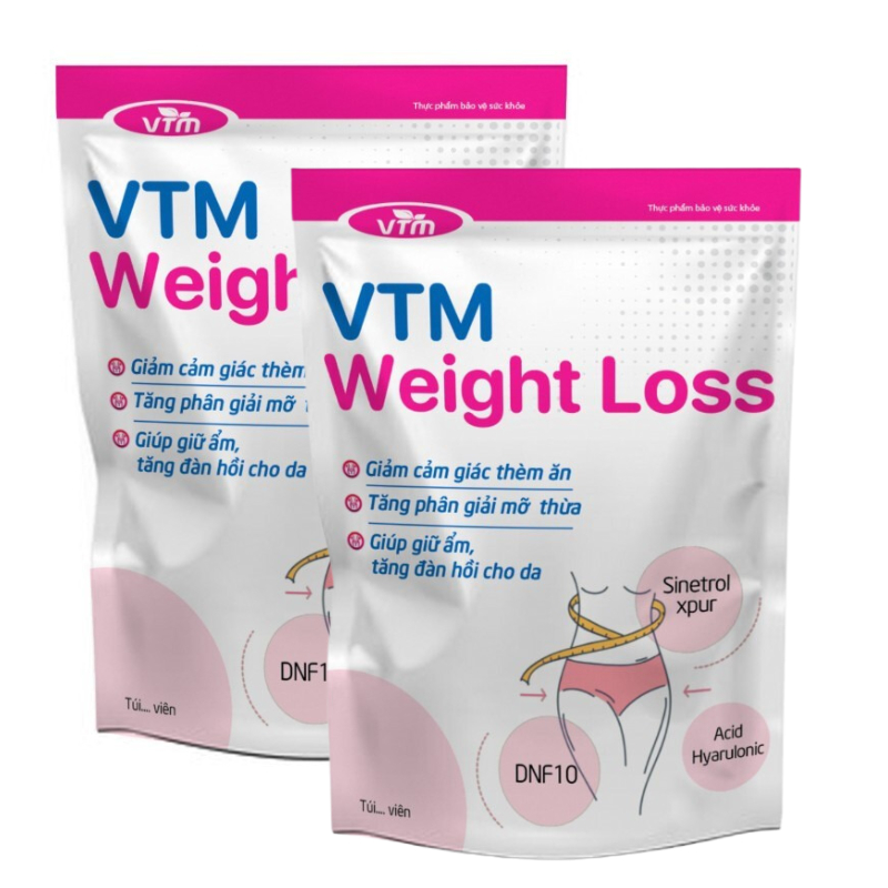 Viên uống giảm béo VTM Weight Loss giảm cảm giác thèm ăn, tăng phân giải mỡ thừa