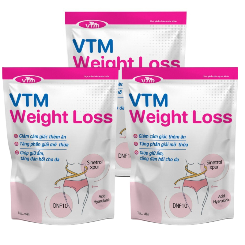Viên uống giảm béo VTM Weight Loss giảm cảm giác thèm ăn, tăng phân giải mỡ thừa
