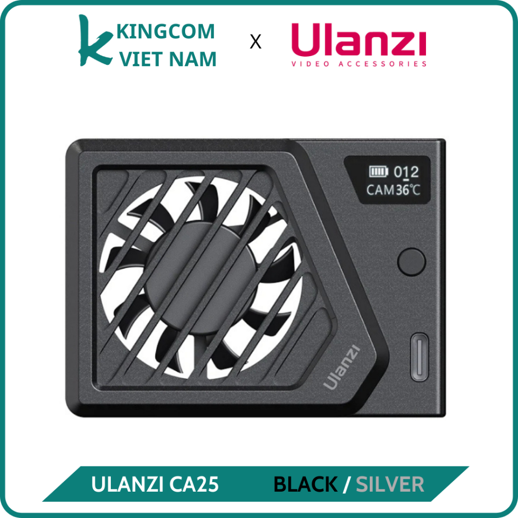 ULANZI CA25  - Quạt Làm Mát Dành Cho Máy Ảnh Sony / Canon / Fujifilm / Nikon - Hàng Chính Hãng