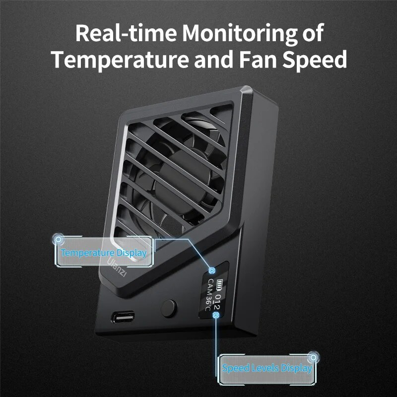 ULANZI CA25  - Quạt Làm Mát Dành Cho Máy Ảnh Sony / Canon / Fujifilm / Nikon - Hàng Chính Hãng