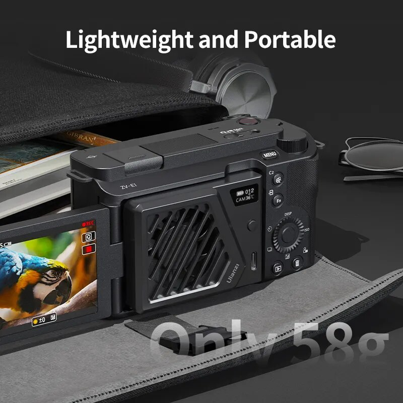 ULANZI CA25  - Quạt Làm Mát Dành Cho Máy Ảnh Sony / Canon / Fujifilm / Nikon - Hàng Chính Hãng