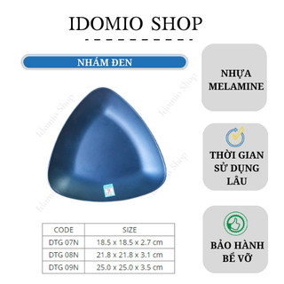 Combo 50 Dĩa Nhựa Melamine Tam Giác