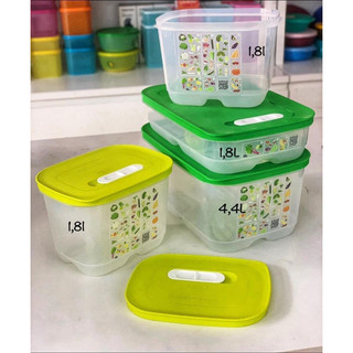 Set 4 hộp trữ mát Ventsmart Tupperware chính hãng