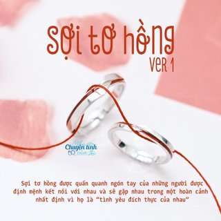 Nhẫn bạc Sợi tơ hồng ( ver 1) Nhẫn bạc 925 cặp đôi - Tặng hộp nhung và khăn lau bạc  Fullbox - Mẩu chuyện tình của tôi