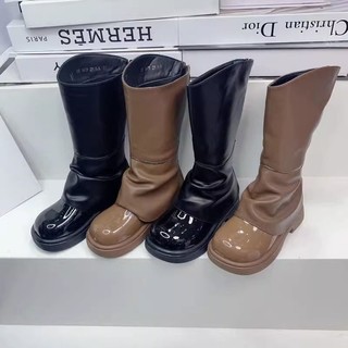 Boot cao cổ da mềm mẫu mới cho bé gái