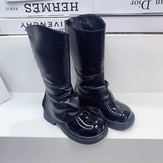 Boot cao cổ da mềm mẫu mới cho bé gái