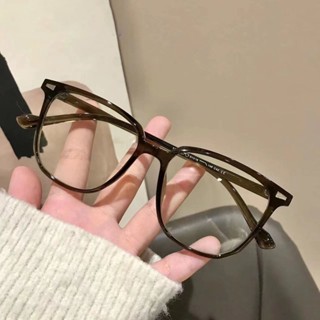 Gọng kính cận mắt kính vuông không độ chống ánh sáng xanh và tia UV phong cách Hàn quốc thay được tròng cận MIICHI  513