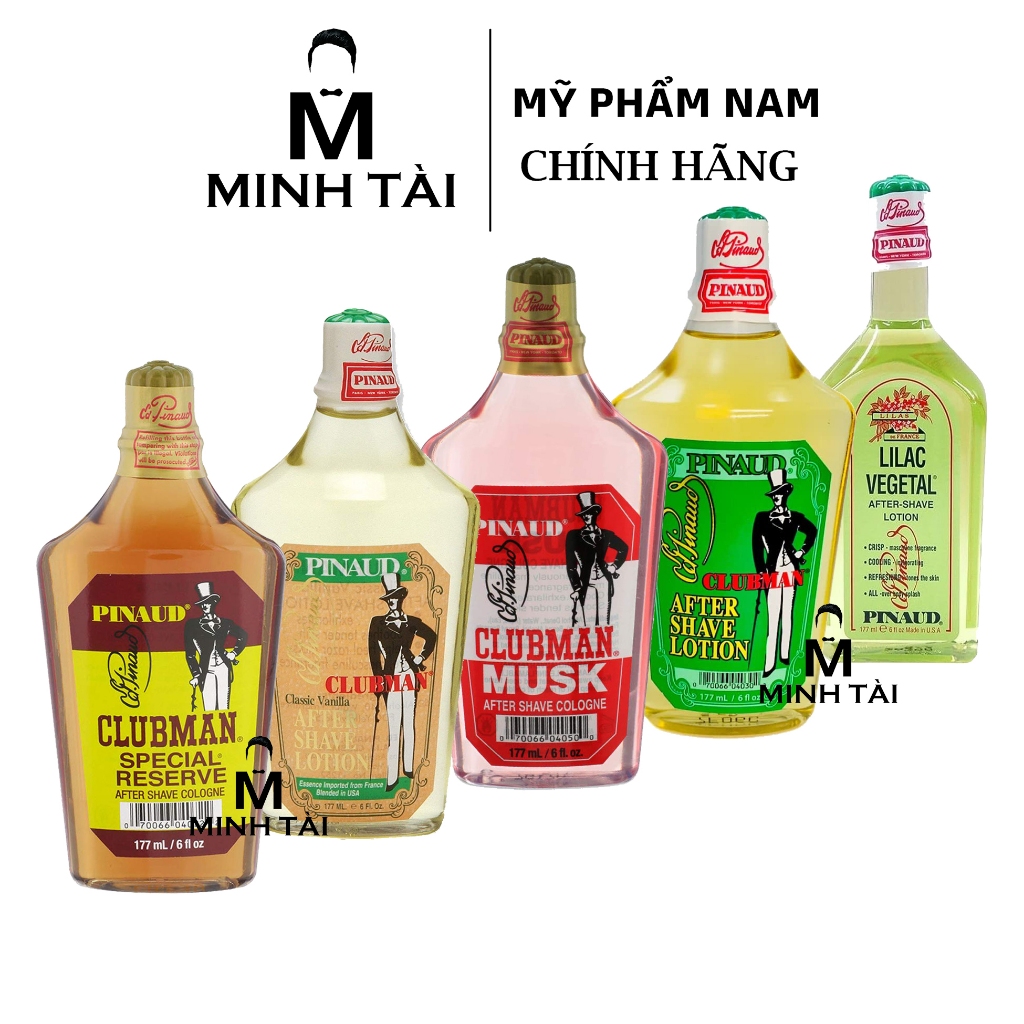 Dưỡng da sau cạo râu Clubman Pinaud Aftershave Lotion 177ml