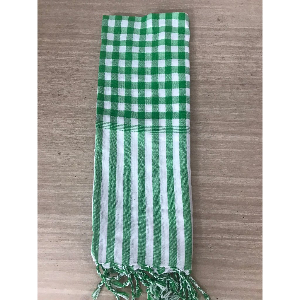 Khăn rằn nam bộ đen trắng size lớn 160X40 cm, loại tốt