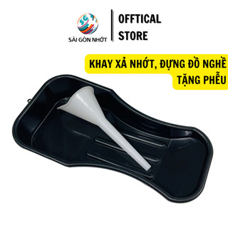 [LOẠI DÀY] Khay Xả Nhớt, Phễu Thay Nhớt, Đựng Đồ Nghề Sửa Xe, Bộ Dụng Cụ Thay Nhớt Tại Nhà Xe Máy
