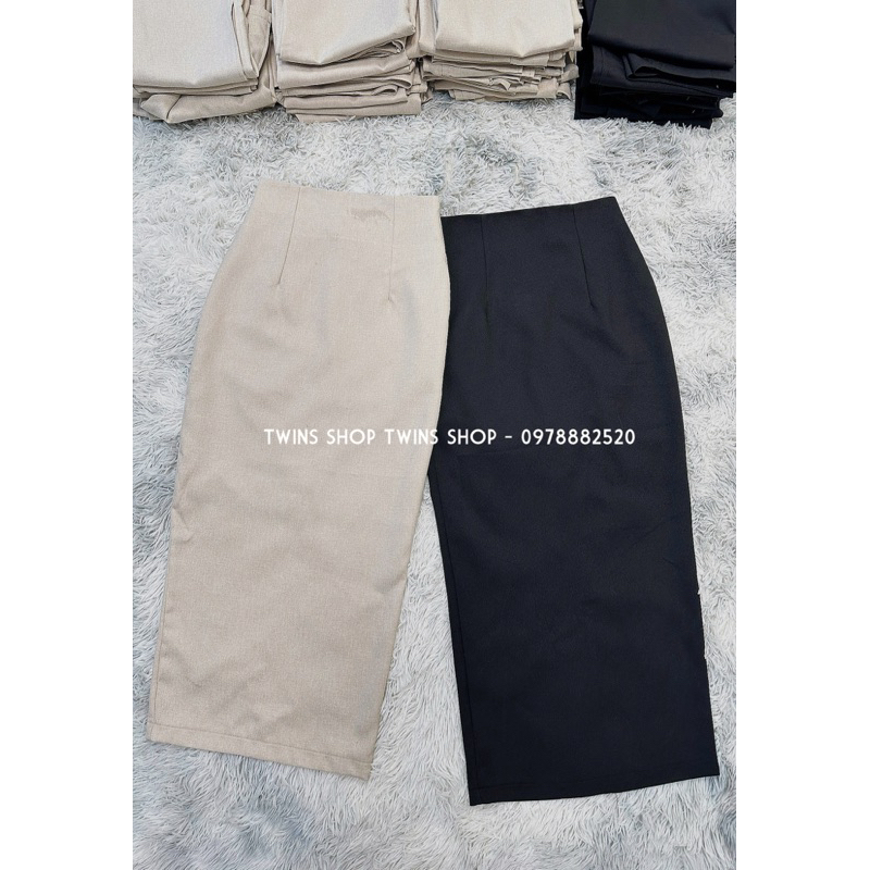 Chân váy Hàn Quốc bút chì nữ dáng dài by TWINS