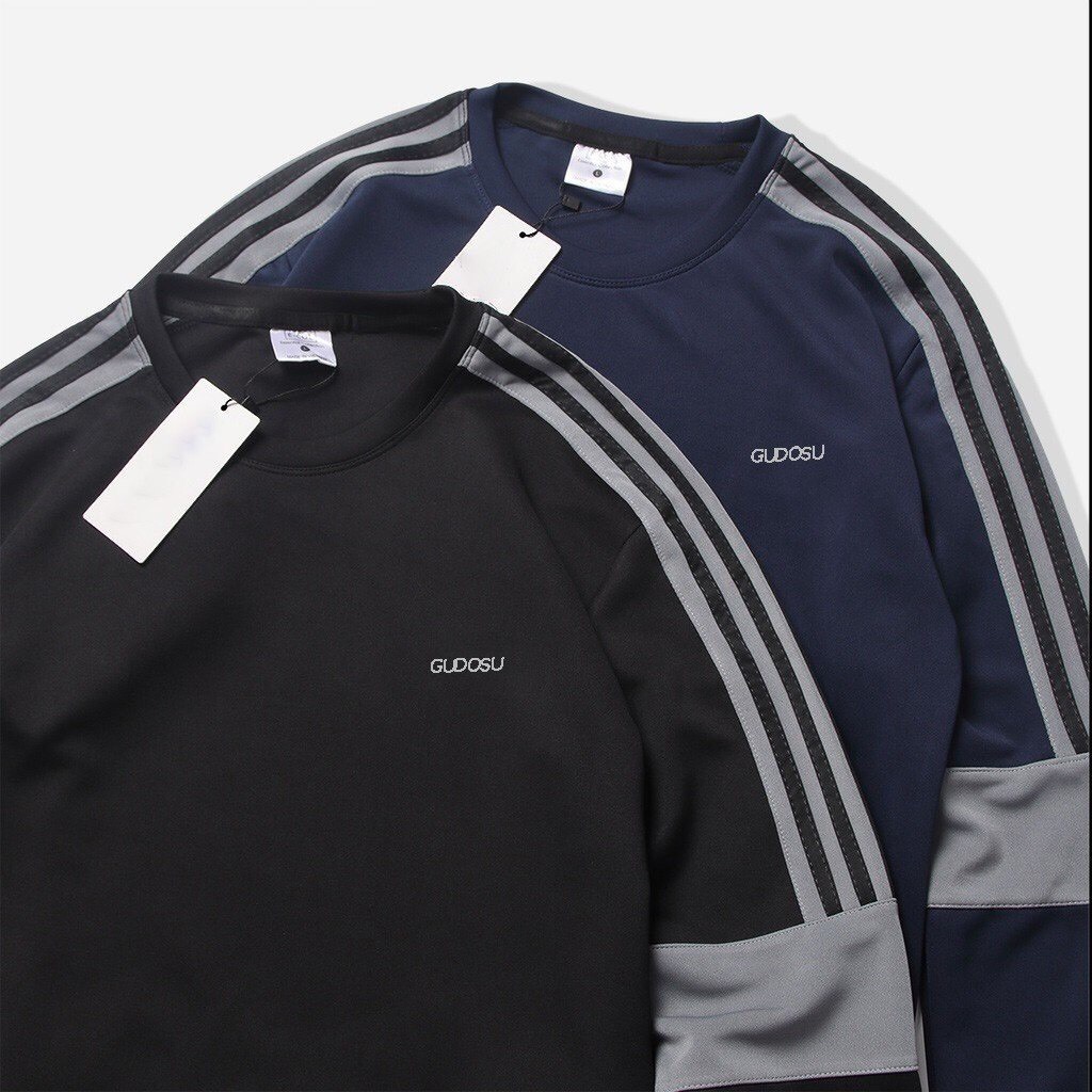 Bộ Nỉ Nam Thu Đông - Bộ nỉ thể thao nam cổ tròn dài tay thêu chữ Pahito