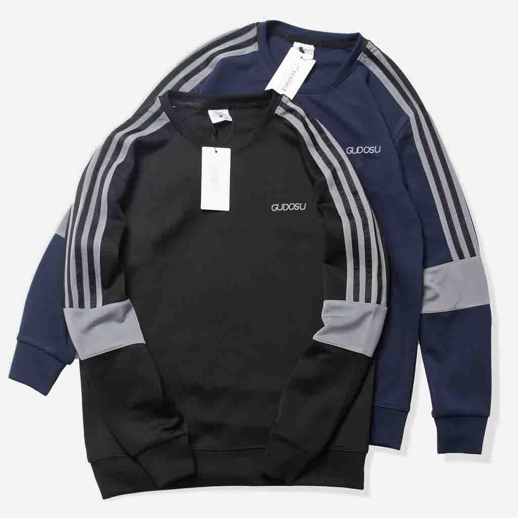 Bộ Nỉ Nam Thu Đông - Bộ nỉ thể thao nam cổ tròn dài tay thêu chữ Pahito