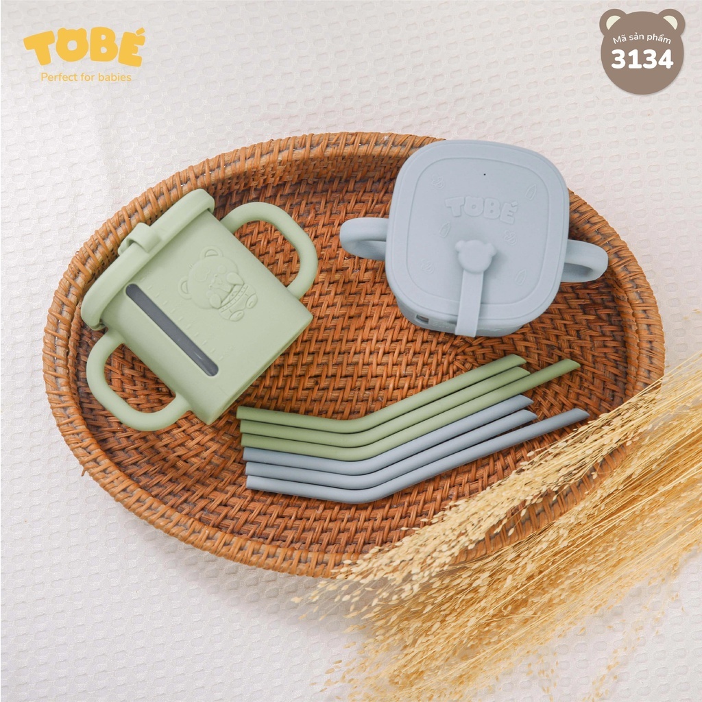 Cốc uống nước Eco silicone Tobé MS 3134