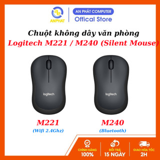 Chuột không dây logitech m221 / m240 - bảo hành 12 tháng