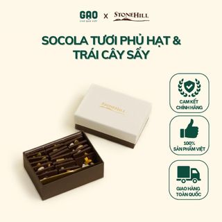 Socola tươi phủ hạt & trái cây sấy - Stone Hill