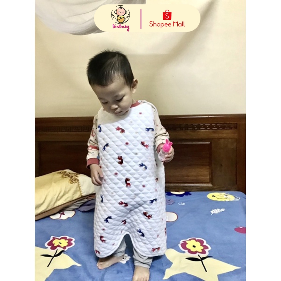 Túi ngủ hở chânBABYBIN 6-24kg Mua 2 sản phẩm tặng quần trục cho bé