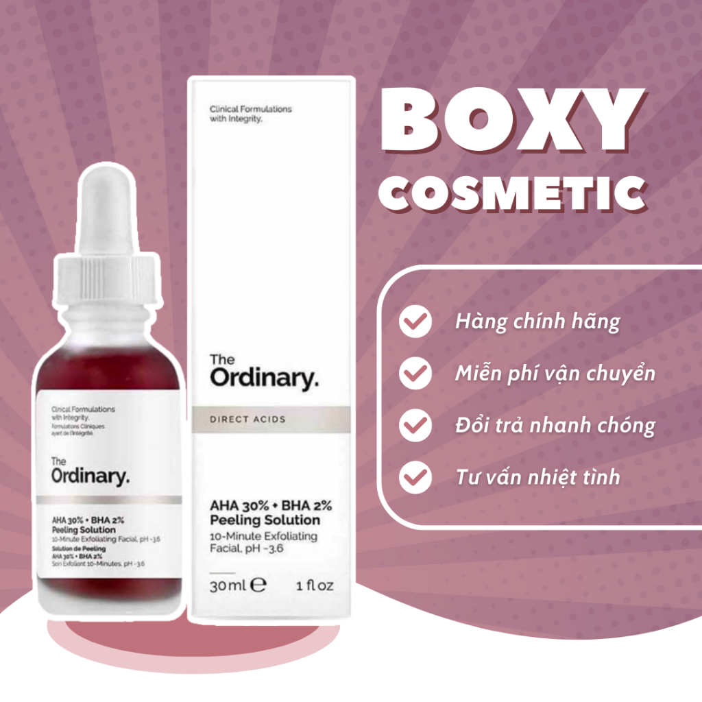 Serum The Ordinary AHA 30% +BHA 2% Peeling solution
