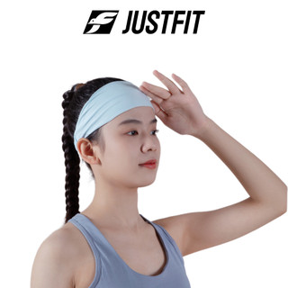 Băng đô thể thao có chun JUSTFIT đeo trán thấm, chặn mồ hôi khi tập gym, yoga