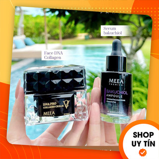 [Chính hãng] Combo Serum Tinh Chất Ampoule Saffron MeeA Organic + Kem Face DNA Cá Hồi Collagen 36 Vị