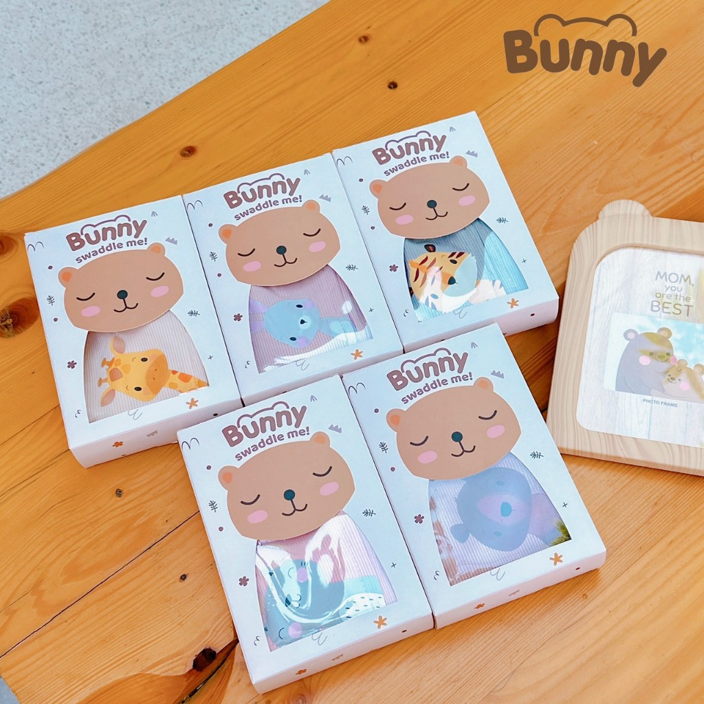 Nhộng chũn cho bé, nhộng ngủ vải tăm lụa Hàn KidsWorld Bunny giải pháp cho bé có giấc ngủ ngon và sâu