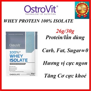Gói Sample Ostrovit Whey Protein Isolate 01 lần dùng - Bổ sung Protein, hỗ trợ tăng Cơ, giảm Mỡ, phục hồi cơ bắp