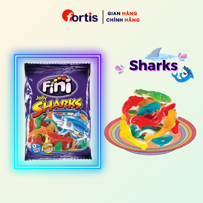 Combo 3 Gói Kẹo Dẻo Fini tự chọn + Tặng 1 Gói Kẹo Dẻo Fini Jelly Kisses hoặc Fini Yogurt