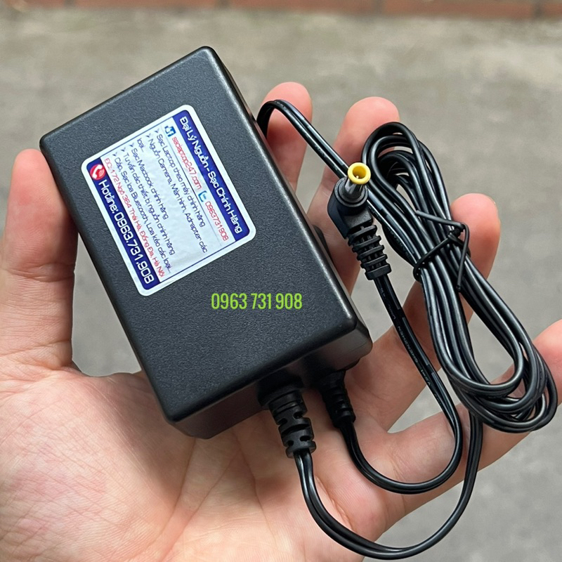 Adapter nguồn đàn organ casio CTK-6000 CTK-6200 12v chân kim